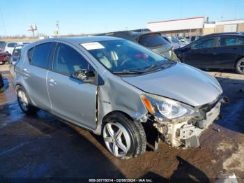  Salvage Toyota Prius c