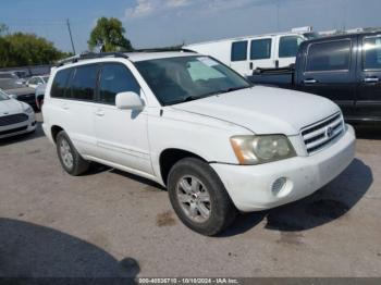  Salvage Toyota Highlander