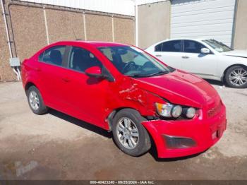  Salvage Chevrolet Sonic