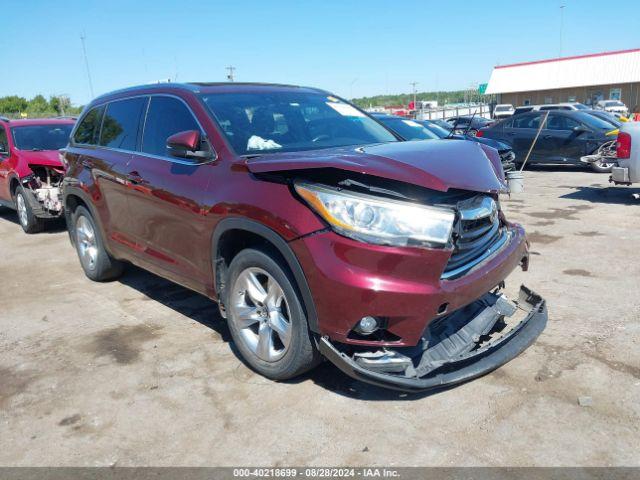  Salvage Toyota Highlander