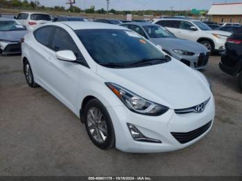  Salvage Hyundai ELANTRA