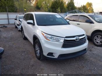  Salvage Toyota Highlander