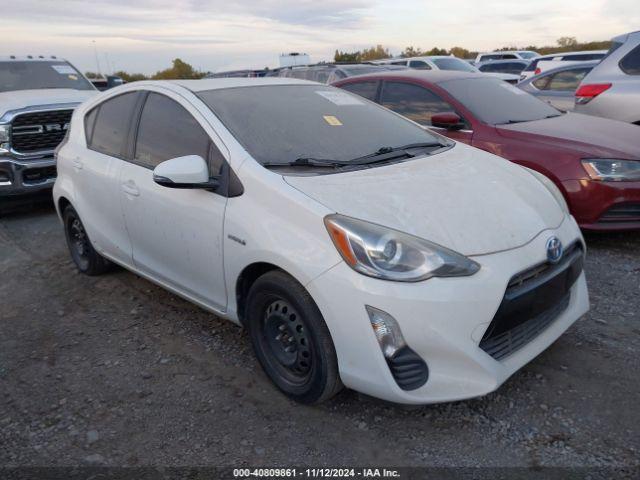  Salvage Toyota Prius c