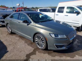  Salvage Lincoln MKZ