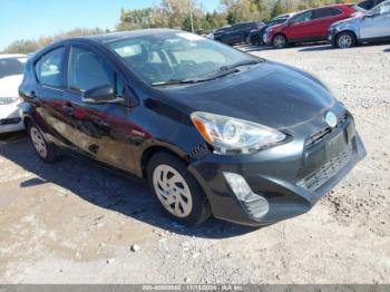  Salvage Toyota Prius c