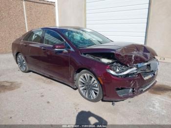  Salvage Lincoln MKZ