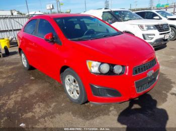  Salvage Chevrolet Sonic