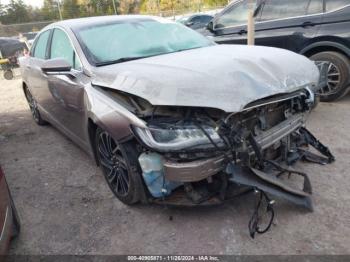  Salvage Lincoln MKZ