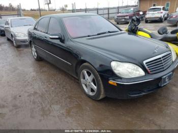  Salvage Mercedes-Benz S-Class