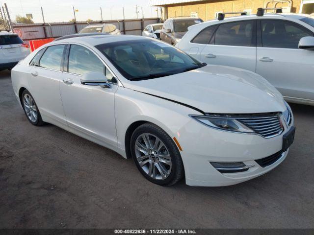  Salvage Lincoln MKZ Hybrid