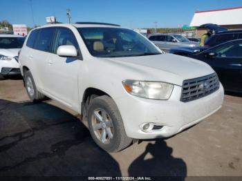  Salvage Toyota Highlander