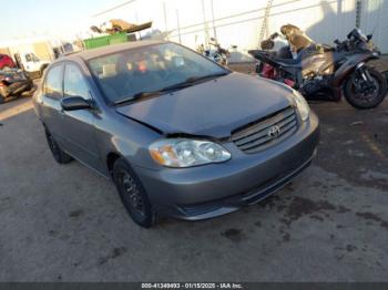  Salvage Toyota Corolla