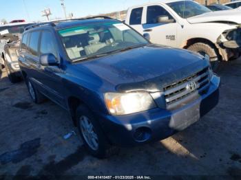  Salvage Toyota Highlander