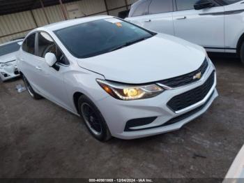  Salvage Chevrolet Cruze