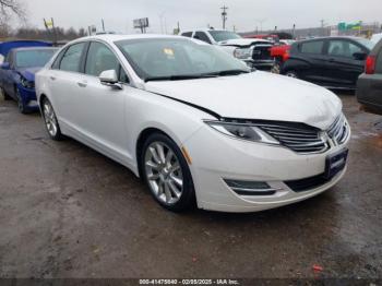  Salvage Lincoln MKZ Hybrid