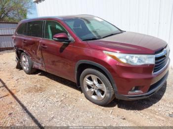  Salvage Toyota Highlander