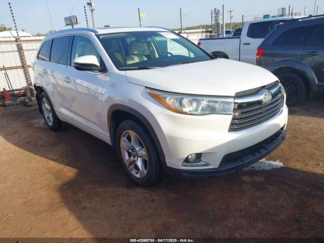  Salvage Toyota Highlander