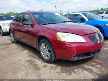  Salvage Pontiac G6