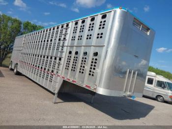  Salvage Wilson Trailer Co Livestock Trailer