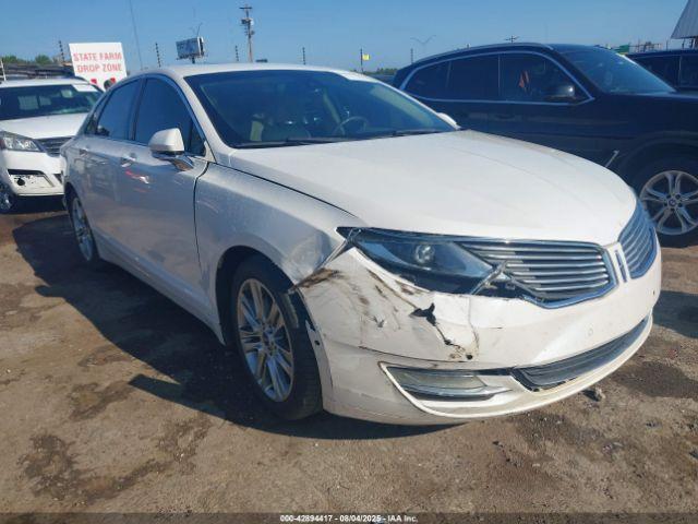  Salvage Lincoln MKZ Hybrid