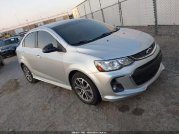  Salvage Chevrolet Sonic