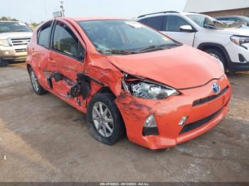  Salvage Toyota Prius c