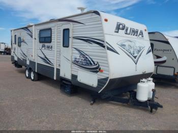  Salvage Forest River Puma Travel Trailer