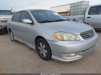  Salvage Toyota Corolla