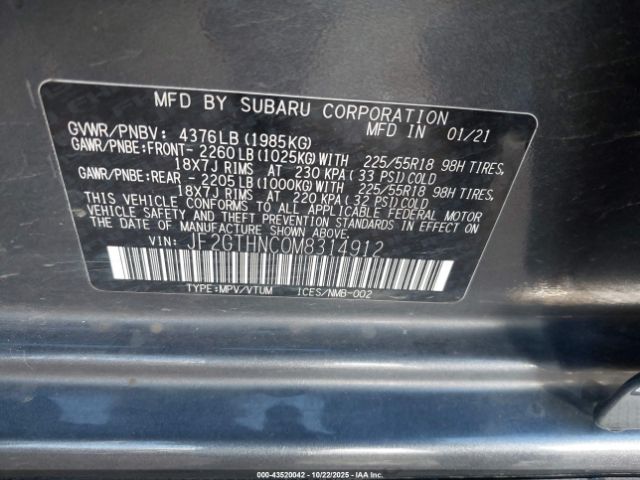 Subaru Crosstrek Limited Image 9