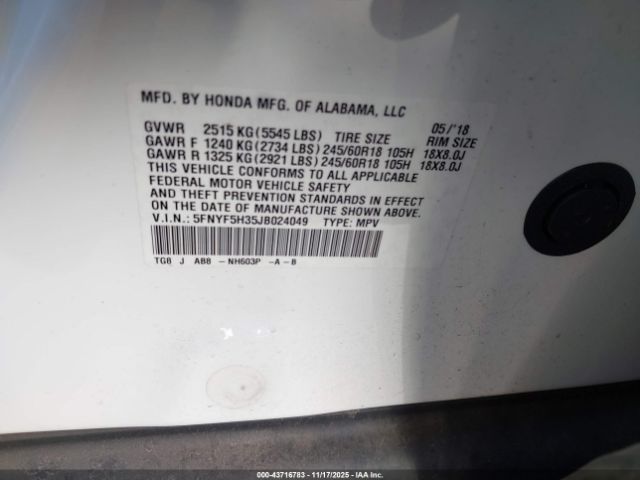 Honda Pilot Ex Image 14