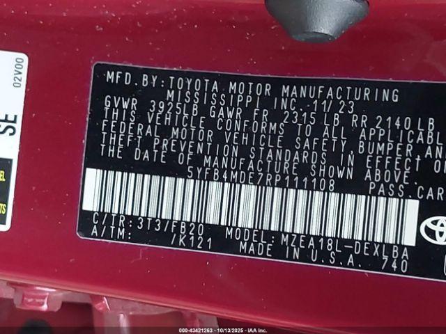 Toyota Corolla Le Image 7