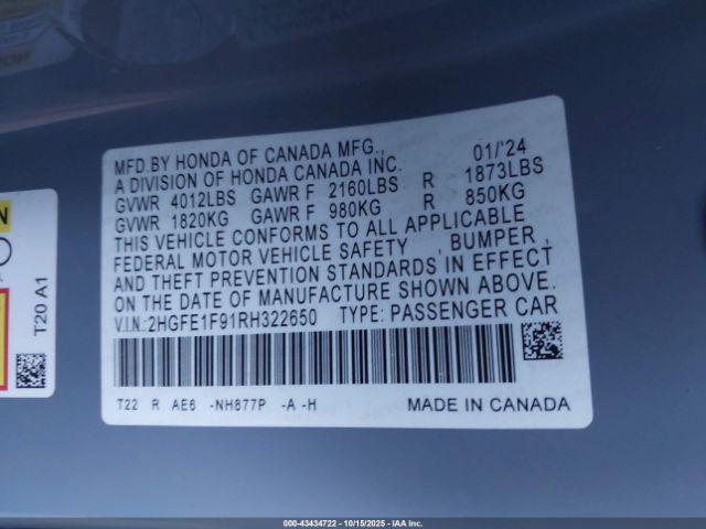 Honda Civic Touring Image 17