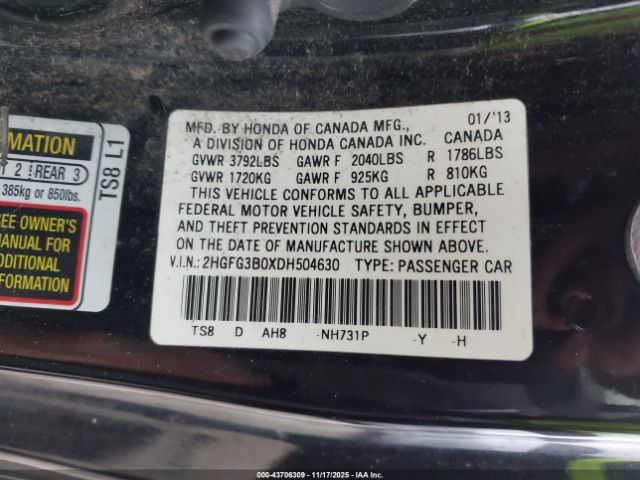 Honda Civic Ex-l Image 3