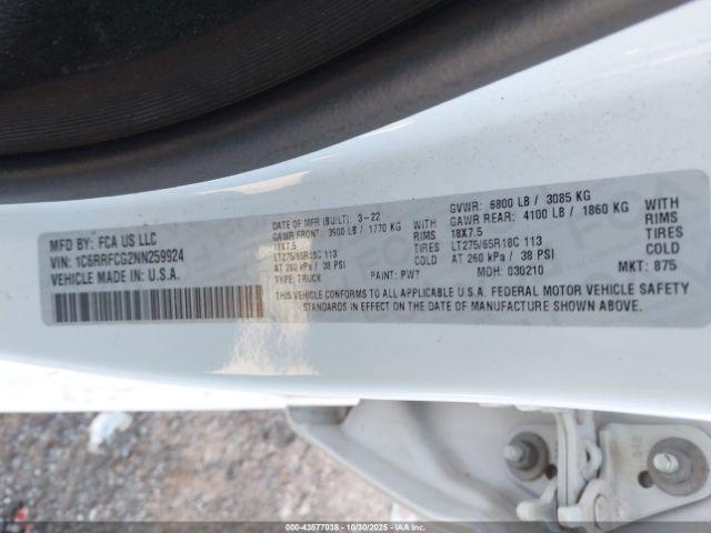 Ram 1500 Tradesman  4x4 6'4 Box Image 16