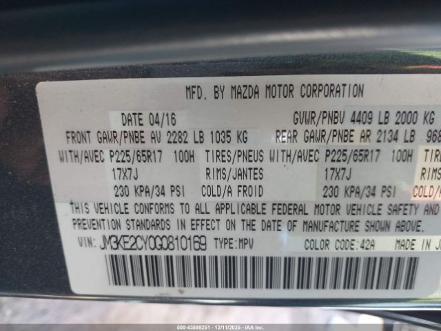 Mazda Cx Touring Image 8