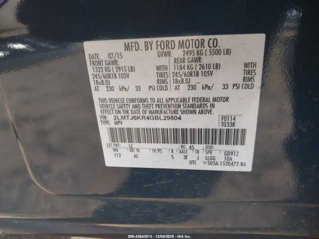 Lincoln MKX Select Image 13