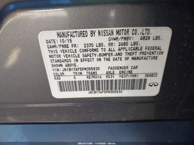 INFINITI Q50 Image 5