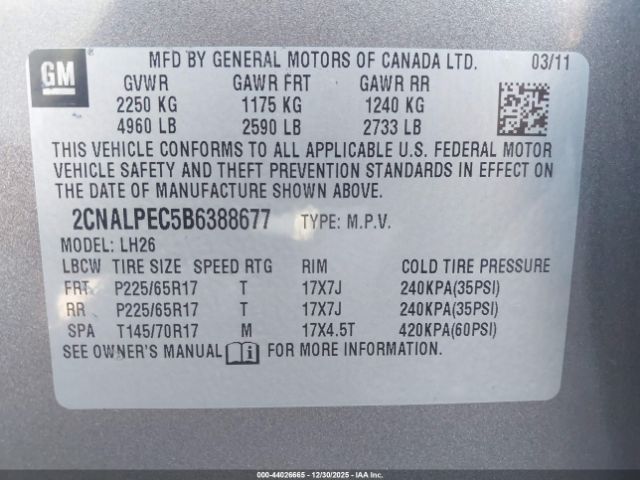 Chevrolet Equinox 2lt Image 8