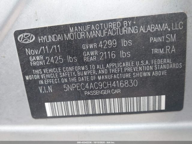 Hyundai SONATA Limited Image 17