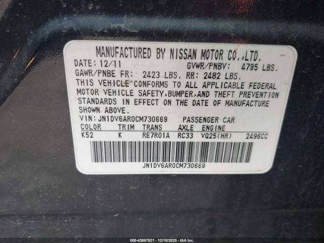 INFINITI G25x Image 7