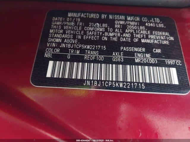 Nissan Rogue S Image 14