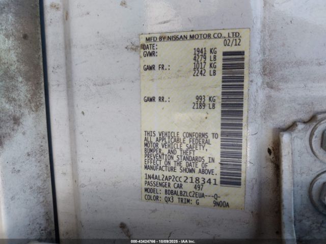 Nissan Altima 2.5 S Image 14