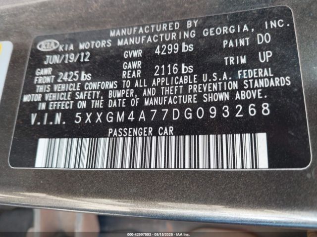 Kia Optima Lx Image 12