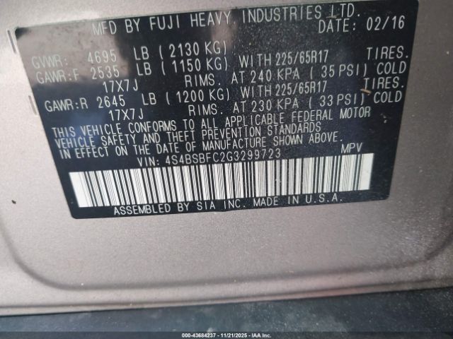 Subaru Outback 2.5i Premium Image 6