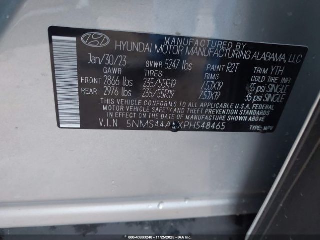 Hyundai SANTA FE Limited Image 7