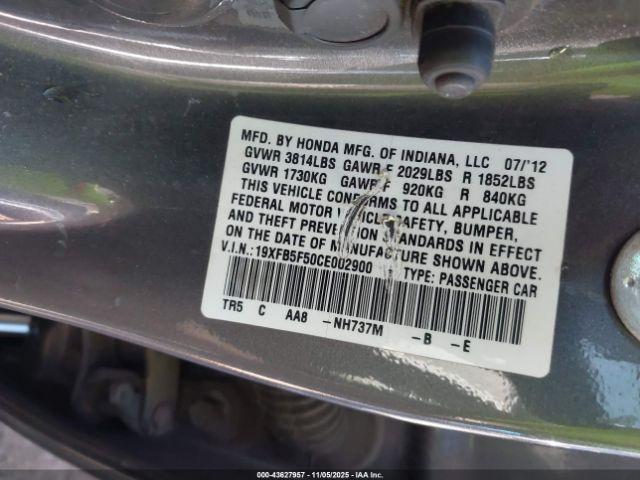 Honda Civic Natural Gas Image 3