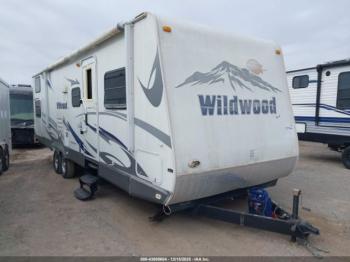  Salvage Forest River Wildwood 302qbss