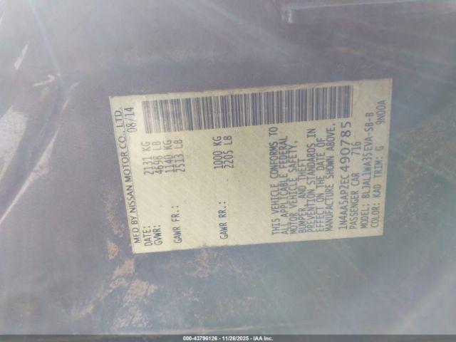 Nissan Maxima 3.5 Sv Image 10