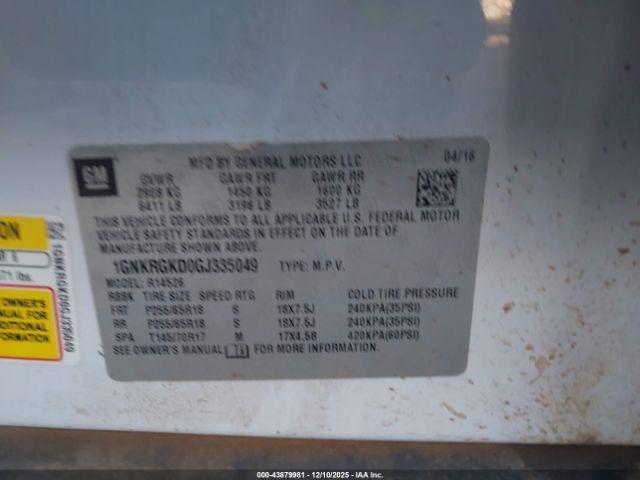 Chevrolet Traverse 1lt Image 6