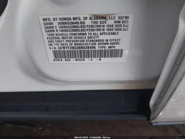 Honda Pilot Ex-l Image 9